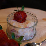 Rispudding med jordgubbar